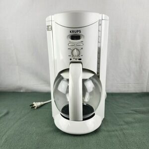 Krups Crystal Arome- Duo Filter - Coffee Maker - 10 Cup - White - 467